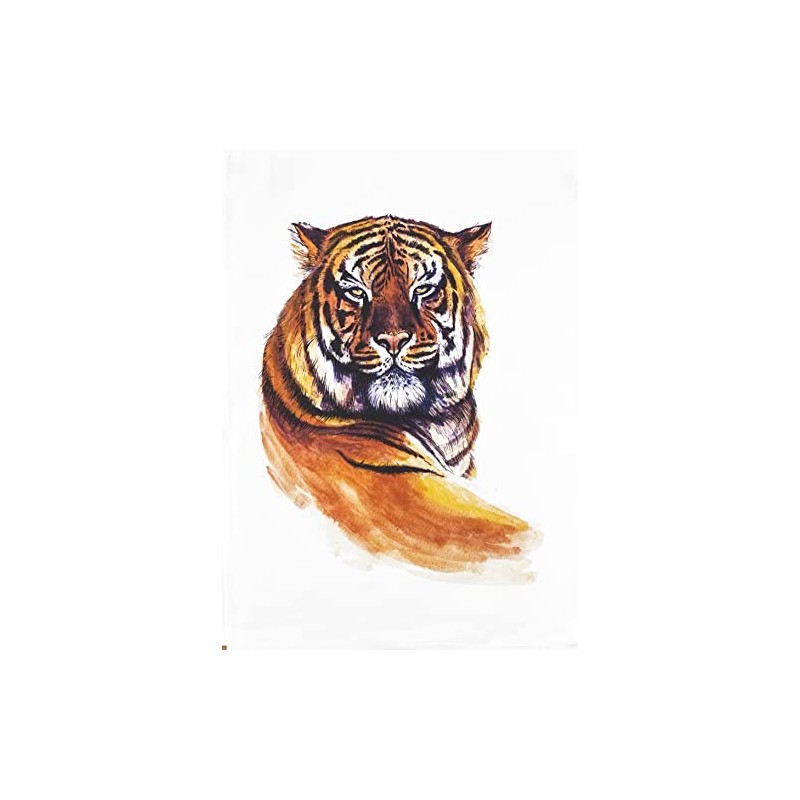 Half a Donkey Portrait of a Tiger Large Cotton Tea