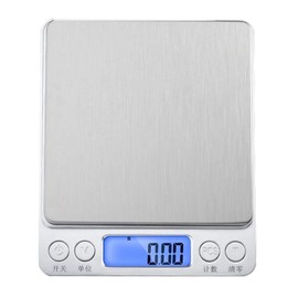 Báscula Digital Portátil Mini con Pantalla LCD, Alta Precisión 0.1g, para Alimentos y Joyería, Unidades Convertibles