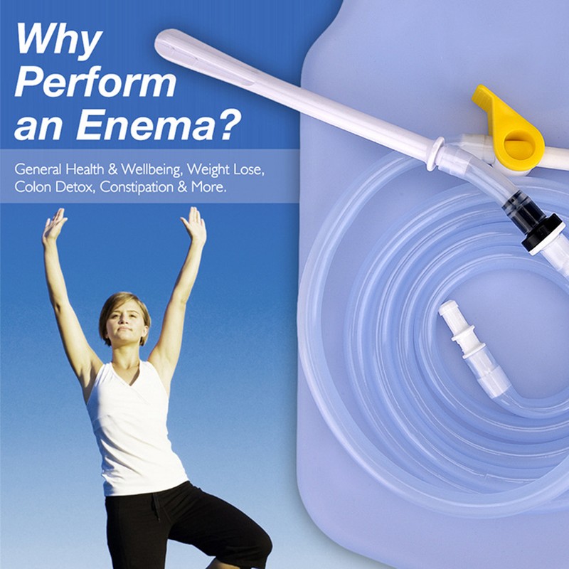 Non Toxic Silicone Enema Bag Kit for At Home Water