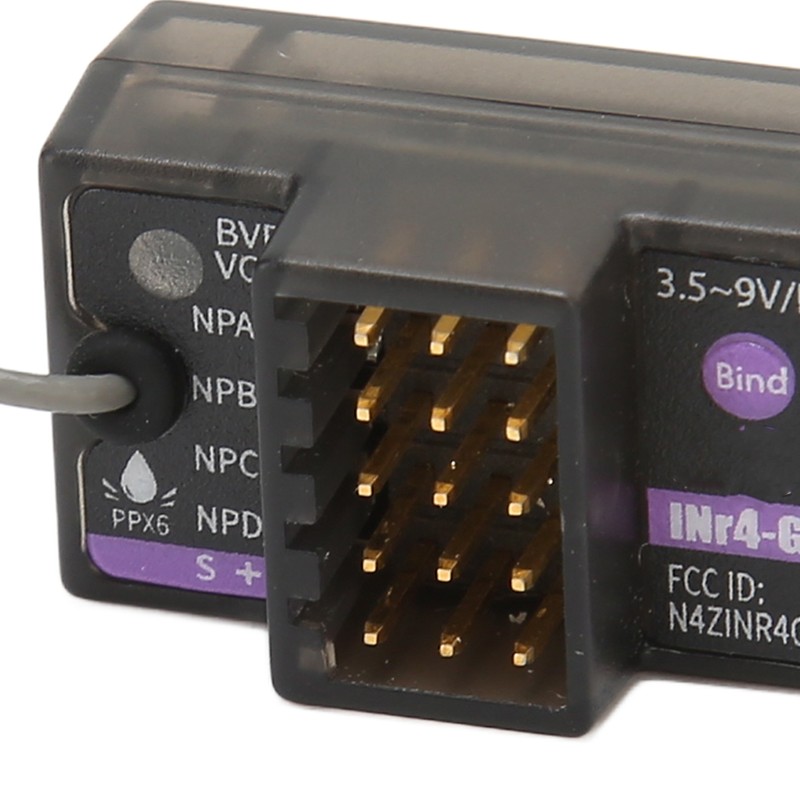 Gyro Receiver 4H Single Antenna 2 Way 2.4GHz RC Receiver
