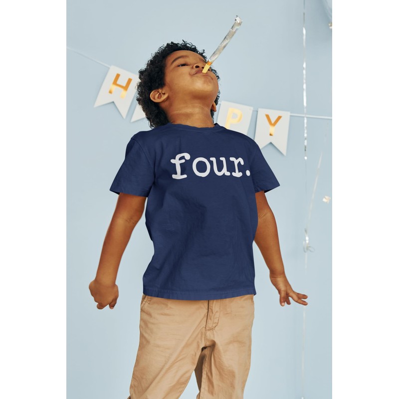 SoGoodKids Four Year Birthday Shirt, Ages 4T-5T, Gift for Four
