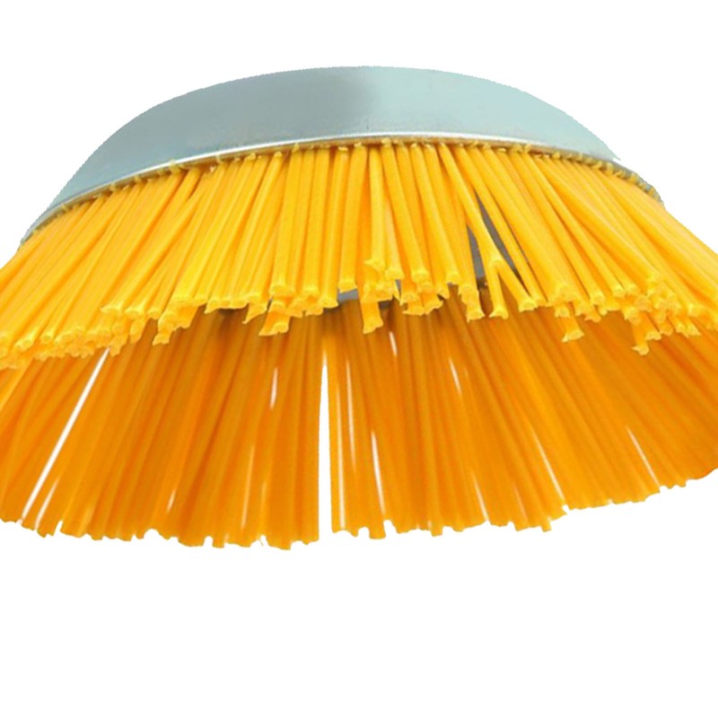 Nylon Weeding Brush 8 Inch 25.4mm Hole High Hardness Impact