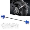 Motorcycle Rear Fork Axle Slider Wheel Crash Protector CNC Aluminum