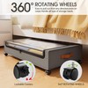 Yecaye Under Bed Storage with Wheels, 2 Pack Under Bed