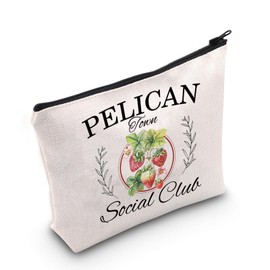 JNIAP Farming Video Game Gift Pelican Town Social Club Cosmetic Bag Gaming Gift For Her (Pelican T Bag)