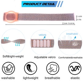 Dingfeiyu Nylon für Airtag Armband Kinder, Anti-Lost, Anti-Kratz-Schutz für die Positionierung des Bracelet für AirTag Wasserdicht (Rosa Kies)