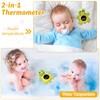 iewrtcin Baby Bath Thermometer, Cartoon Tortoise Shape LED Newborn Water