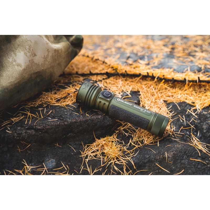 Olight Seeker 3 Pro OD Green Rechargeable Waterproof Flashlight, 4200