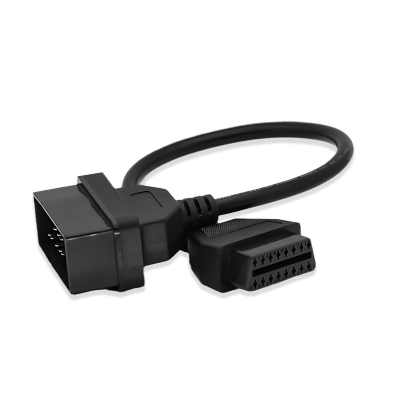 AMHTDOL OBD Adapter Fit for Toyota 22 Pin OBD1 to