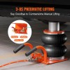 Compact 3 Ton/6600 Lbs Air Jack 3-8S Pneumatic Lifting 6
