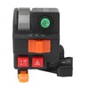 7/8in 22mm Motorcycle Handlebar Switch Headlight Turn Signal Horn Flash