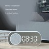 Digital Alarm Clock HIFI FM Radio Rechargeable Bluetooth 5.0 Speaker