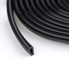 Rubber U Channel Edge Trim, Door Seal Strip, Fits Edge