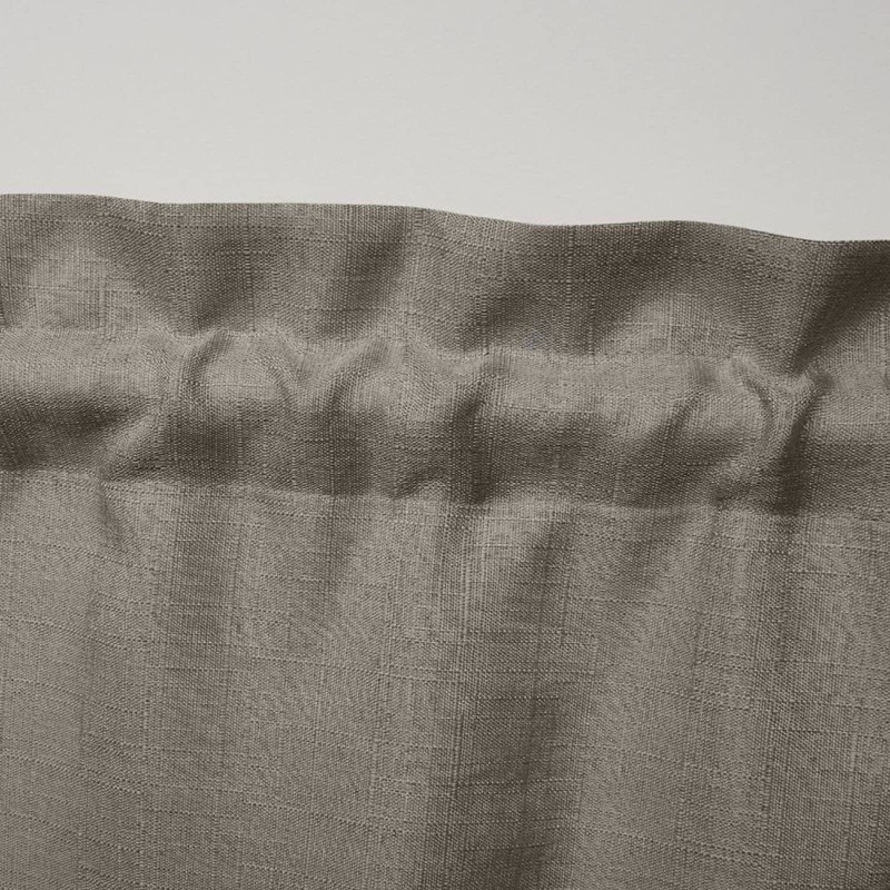 Exclusive Home Loha Light Filtering Rod Pocket Scalloped Valance, 54"x16",