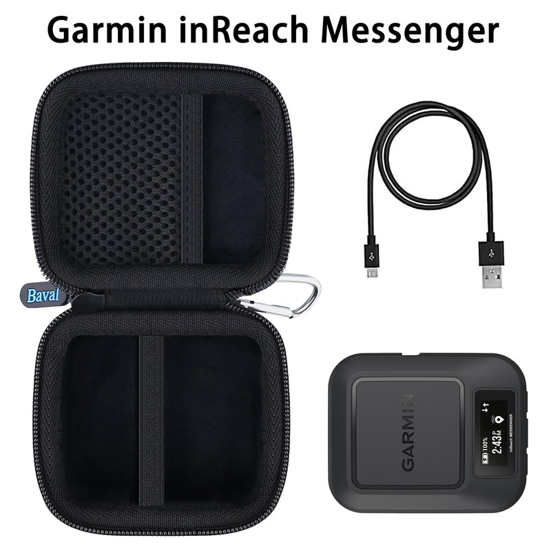 Baval Hard Carrying Case Compatible with Garmin inReach Messenger/Messenger Plus
