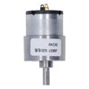 DC Gear Motor Aluminum Alloy Shell Rustproof Low Friction Brass