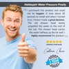 High Pressure Showerhead Brushed Nickel - Best Wall Mount, Bathroom,