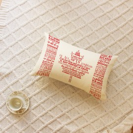 Farmhouse Pillow Covers with Canada Our Home Quotes 12 x 20 Inch Lumbar Pillow Covers Home Decorative Cushion Case for Sofa Couch