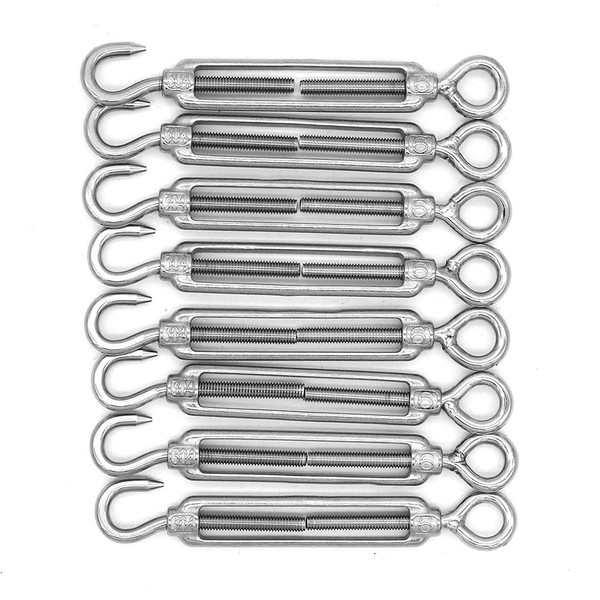 Pack of 8 NUZAMAS M6 Hook & Eye, C to