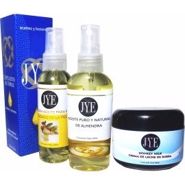 JYE Kit Invierno Jye Almendra,crema De Leche De Burra Y Argan