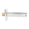 Tub Spout Brass G1/2 Connector Rectangle Wall Mounted Bathtub Faucet