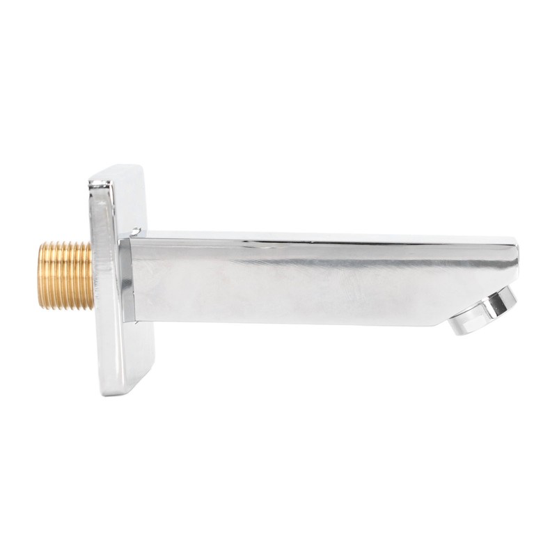 Tub Spout Brass G1/2 Connector Rectangle Wall Mounted Bathtub Faucet