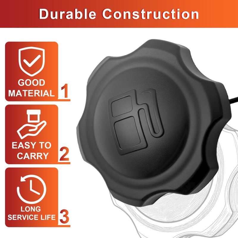 Gas Cap Fit for Lawn Mower - Fuel Cap Compatible
