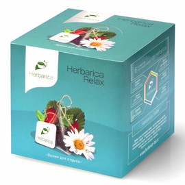 Herbarica Relax Herbal All Natural Tea in 20 Pyramids 2g Each with Apple, Ginger & Lemon Net 40g/1.41oz