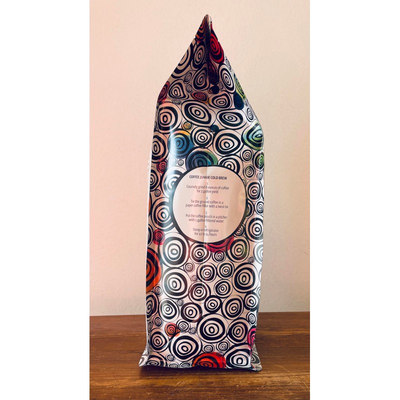 Coffee Junkie- Organic-Vanilla Bean Ice Cream 3lb Whole Bean Coffee