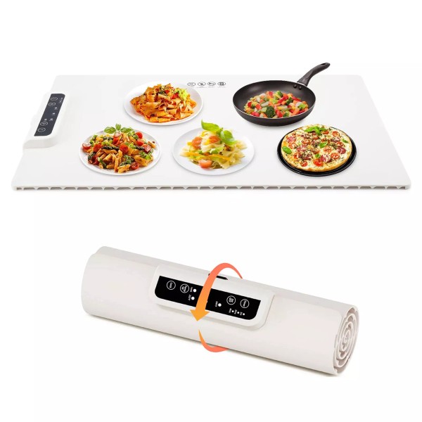 Unbranded Foldable Food Warming Mat Rollable Buffet Electric Warming Tray