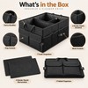 Collapsible Car Trunk Organizer for Cargo Storage – 54cm Waterproof