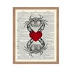 Poster Master Dictionary Art Poster - Crab Couple Print -