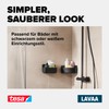 tesa Lavaa Shower Basket S, Matte Black - Shower Shelf