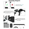 VICHYIE Headphone Stand for AirPods Max, Headset Holder with Aluminum