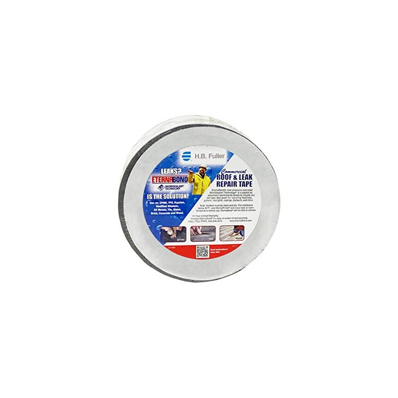 EternaBond RoofSeal Gray 4" x50' MicroSealant UV Stable RV Roof