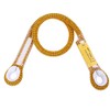 60/120/150cm Outdoor Survival Climbing Safety Rope with Ring Bearing(Yellow 60cm)