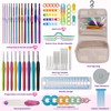 RealPlus 108PCS Crochet Kit for Beginners, 14 Sizes Crochet Hooks,