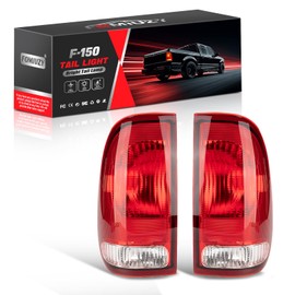 FOMIUZY Tail Lights Cover Fit Ford F150 F-150 1999 2000 2001 2002 2003 F250 F350 F450 F550 Super Duty 1999-2004 2005 2006 2007 Rear Left Driver Right Passenger Assembly(Harness & Bulb Not Included)