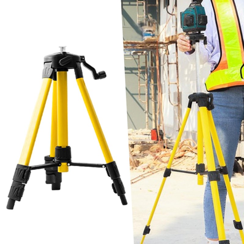 LOVIVER Level Tripod Stand,Telescopic Tripod Telescoping Nonslip Holder 5/8inch Thread