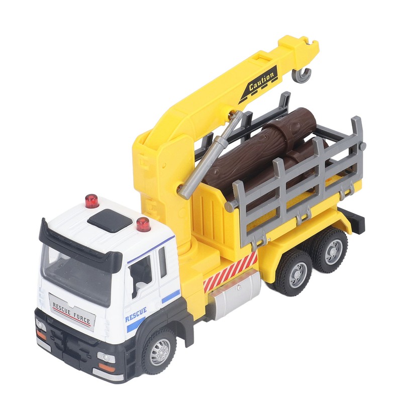 Logging Truck Toy 1:32 Log Vehicle Model with Light Music