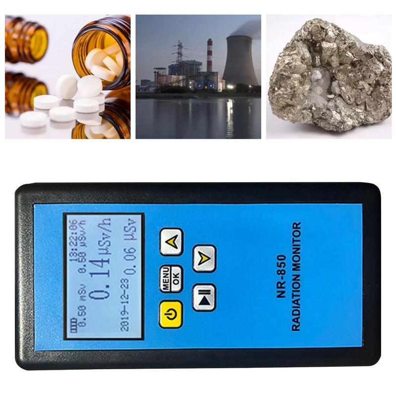 Nuclear Radiation Detector Radioactive Marble Ionization Tester Sound Light Vibration