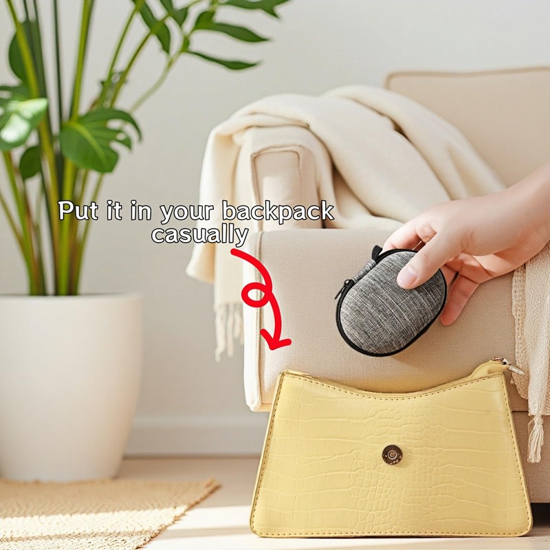 Chinshwehaw Electronic Accessories Organizer Bag: EVA Hard Shell Shockproof, Hard
