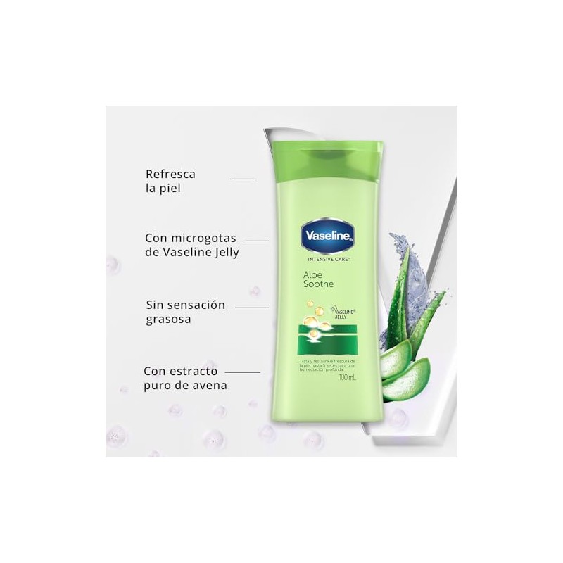 Vaseline Intensive Care Aloe Soothe Restores and Soothes Dry Skin