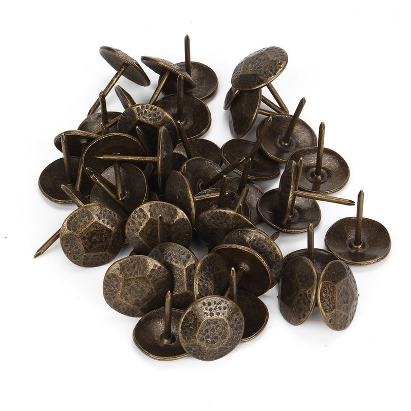 50pcs Honeycomb Stud Nail Tack Antique Vintage for Furniture Upholstery