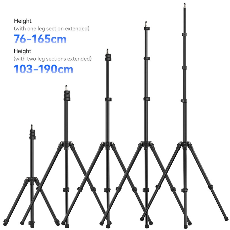 Ulanzi ​Ulanzi TT43 Adjustable Portable Tripod Reversible Light Stand for
