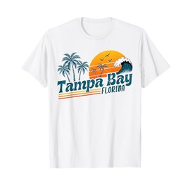 Vintage Tampa Bay Florida Beach Summer Vacation Spring Break T-Shirt