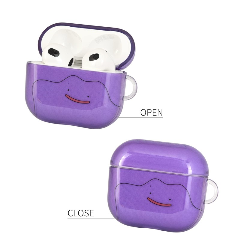 Gourmandise POKE-752C Pokemon AirPods (3rd Generation) Compatible, Soft Case, Metamon
