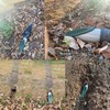 4 Inch Green Angled Drain Grate Yard Drain, Yard Drain