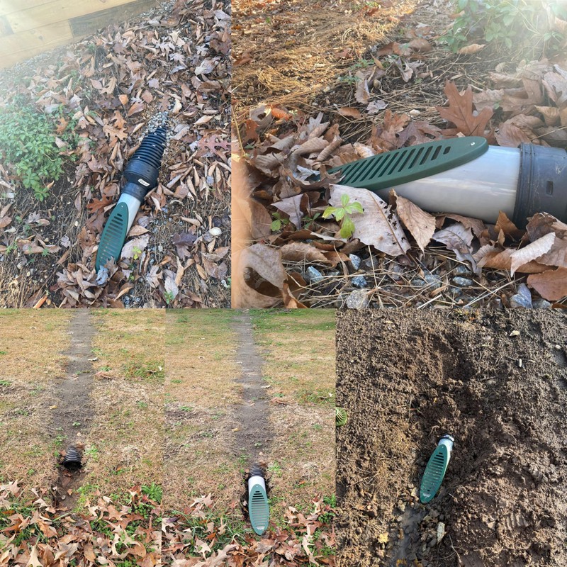 4 Inch Green Angled Drain Grate Yard Drain, Yard Drain