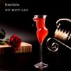 2Pcs Body Shaped Cocktail Glass Set, 6.09oz Clear Hand Blown